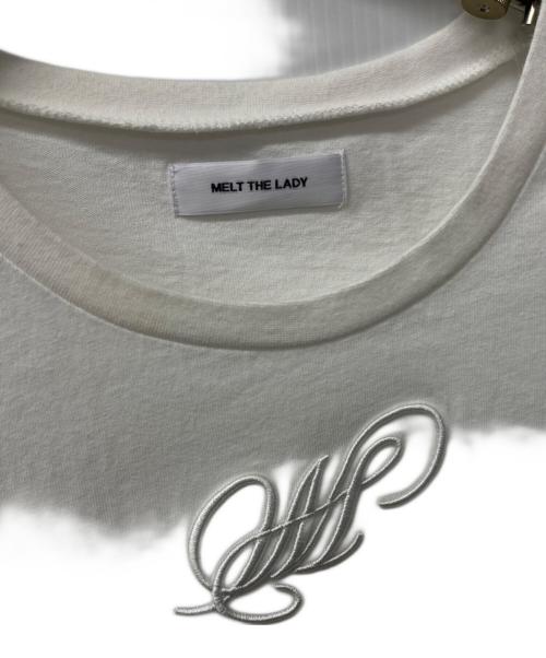 melt the lady（メルトザレディ）MELT THE LADY (メルトザレディ) 半袖カットソー ホワイト サイズ:xxsの古着・服飾アイテム