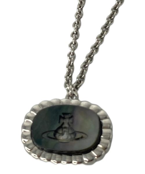 Vivienne Westwood（ヴィヴィアンウエストウッド）Vivienne Westwood (ヴィヴィアンウエストウッド) ネックレス ダークグレー×シルバーの古着・服飾アイテム