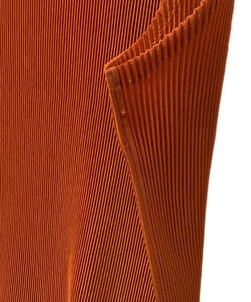 PLEATS PLEASE（プリーツプリーズ）PLEATS PLEASE (プリーツプリーズ) ノースリーブカットソー オレンジ サイズ:3の古着・服飾アイテム