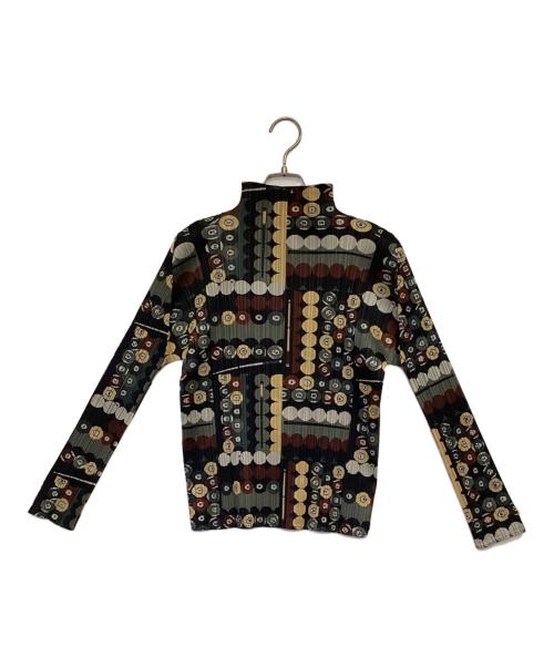 PLEATS PLEASE（プリーツプリーズ）PLEATS PLEASE (プリーツプリーズ) 長袖カットソー ブラック サイズ:3の古着・服飾アイテム