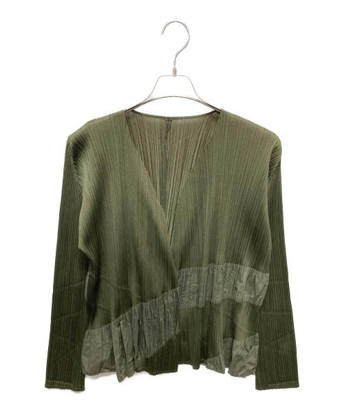 PLEATS PLEASE（プリーツプリーズ）PLEATS PLEASE (プリーツプリーズ) セットアップ グリーン サイズ:3の古着・服飾アイテム