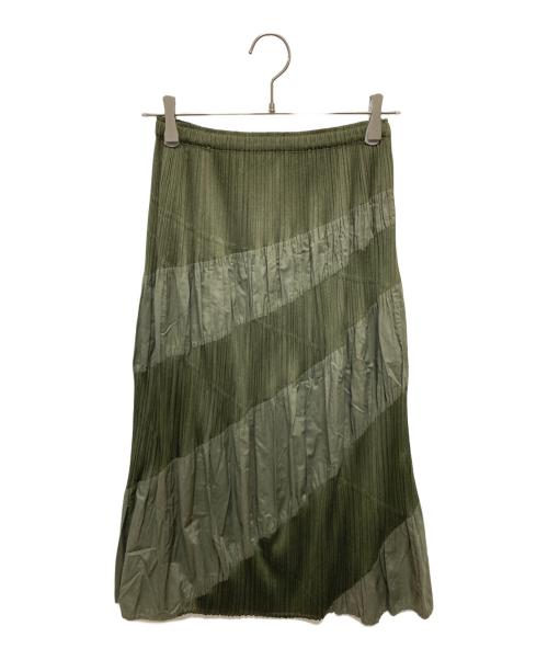 PLEATS PLEASE（プリーツプリーズ）PLEATS PLEASE (プリーツプリーズ) セットアップ グリーン サイズ:3の古着・服飾アイテム