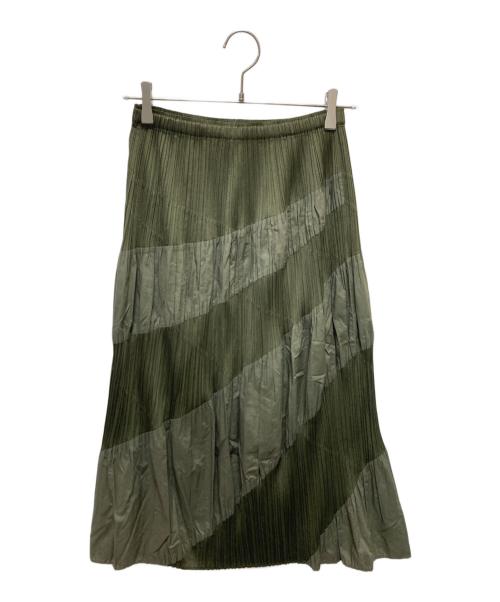 PLEATS PLEASE（プリーツプリーズ）PLEATS PLEASE (プリーツプリーズ) セットアップ グリーン サイズ:3の古着・服飾アイテム