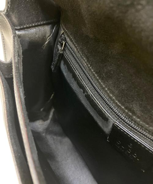 GUCCI（グッチ）GUCCI (グッチ) ショルダーバッグ ブラックの古着・服飾アイテム