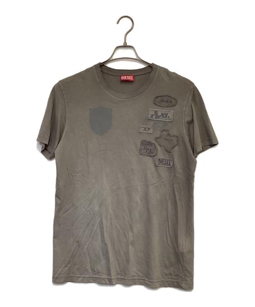 DIESEL（ディーゼル）DIESEL (ディーゼル) T-DACCY 半袖Tシャツ グレー サイズ:Lの古着・服飾アイテム
