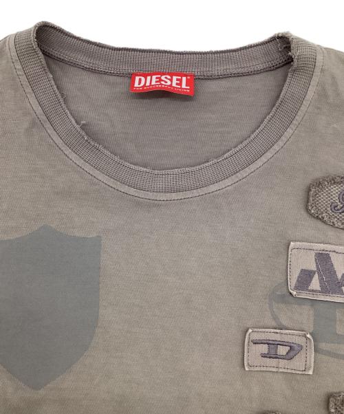 DIESEL（ディーゼル）DIESEL (ディーゼル) T-DACCY 半袖Tシャツ グレー サイズ:Lの古着・服飾アイテム