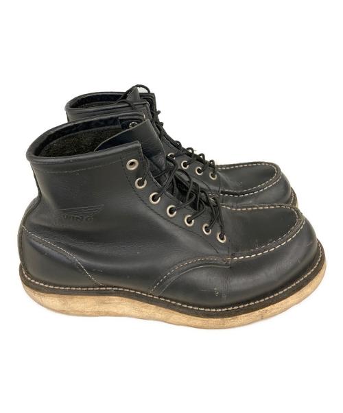 RED WING（レッドウィング）RED WING (レッドウィング) アイリッシュセッター モックトゥ ブーツ ブラック サイズ:UK7の古着・服飾アイテム