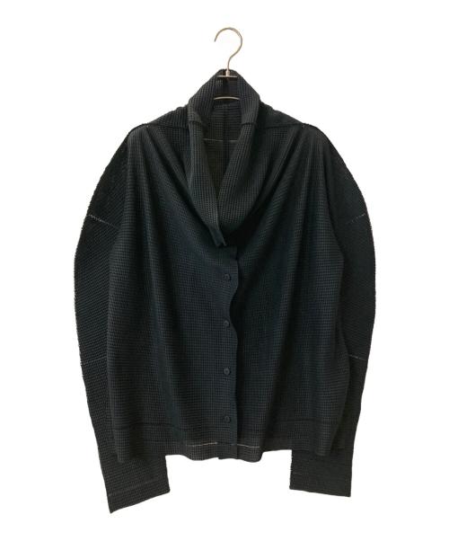 me ISSEY MIYAKE（ミーイッセイ ミヤケ）me ISSEY MIYAKE (ミーイッセイ ミヤケ) シャツ ブラック サイズ:表記なし(実寸サイズをご参考下さい)の古着・服飾アイテム