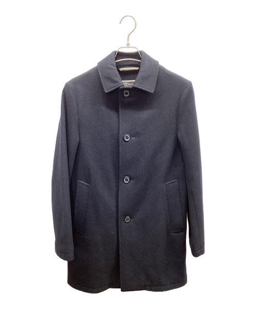 Traditional Weatherwear（トラディショナルウェザーウェア）Traditional Weatherwear (トラディショナルウェザーウェア) ウールコート ネイビー サイズ:36の古着・服飾アイテム