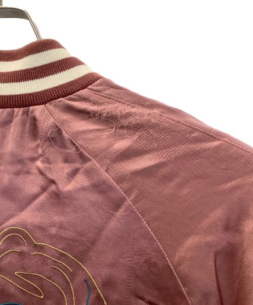 NUDIE JEANS（ヌーディー・ジーンズ）NUDIE JEANS (ヌーディー・ジーンズ) スカジャン ピンク サイズ:Sの古着・服飾アイテム