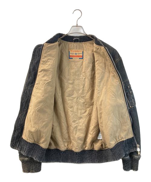DIESEL（ディーゼル）DIESEL (ディーゼル) D-WELTIK デニムジャケット ブラック サイズ:Sの古着・服飾アイテム