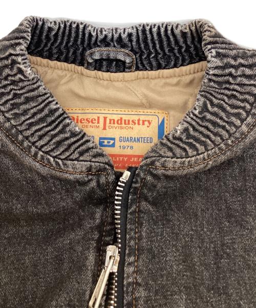 DIESEL（ディーゼル）DIESEL (ディーゼル) D-WELTIK デニムジャケット ブラック サイズ:Sの古着・服飾アイテム