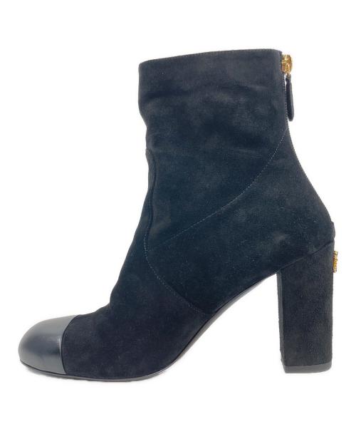 CHANEL（シャネル）CHANEL (シャネル) ブーツ ブラック サイズ:37　1/2の古着・服飾アイテム