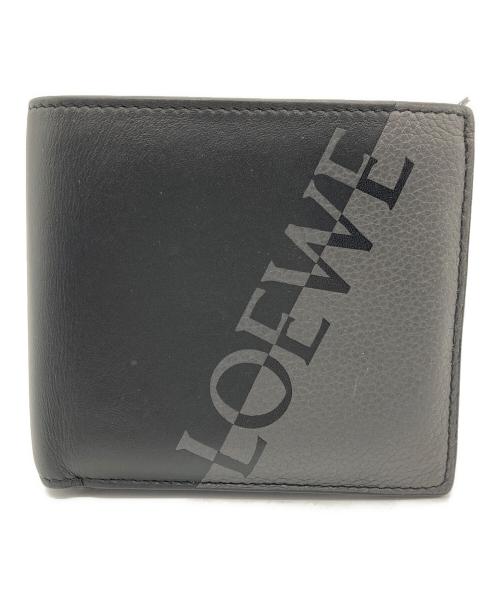 LOEWE（ロエベ）LOEWE (ロエベ) シグネチャー バイフォールド コインウォレット ブラックの古着・服飾アイテム