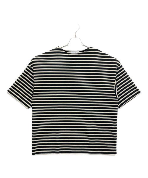 MARKA（マーカ）MARKA (マーカ) M23E-34CS01B ボーダーTシャツ ブラック×ホワイト サイズ:Mの古着・服飾アイテム
