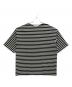 MARKA（マーカ）の古着「M23E-34CS01B ボーダーTシャツ」｜ブラック×ホワイト