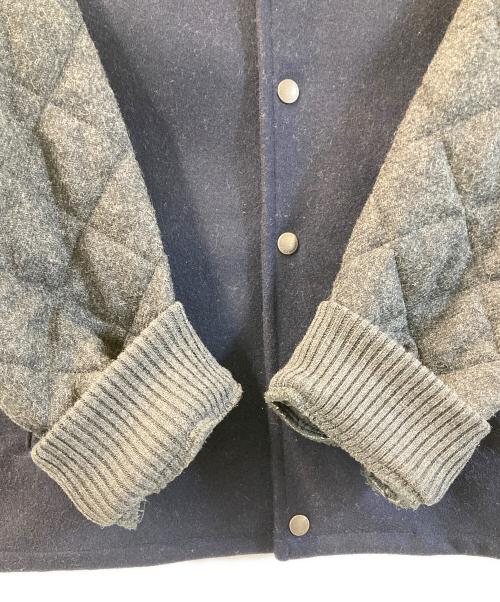 Traditional Weatherwear（トラディショナルウェザーウェア）Traditional Weatherwear (トラディショナルウェザーウェア) ウールジャケット ネイビー×グレー サイズ:38の古着・服飾アイテム