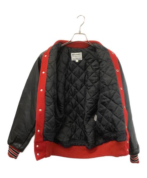 LEADER（リーダー）LEADER (リーダー) MA-1ジャケット レッド×ブラック サイズ:Sの古着・服飾アイテム