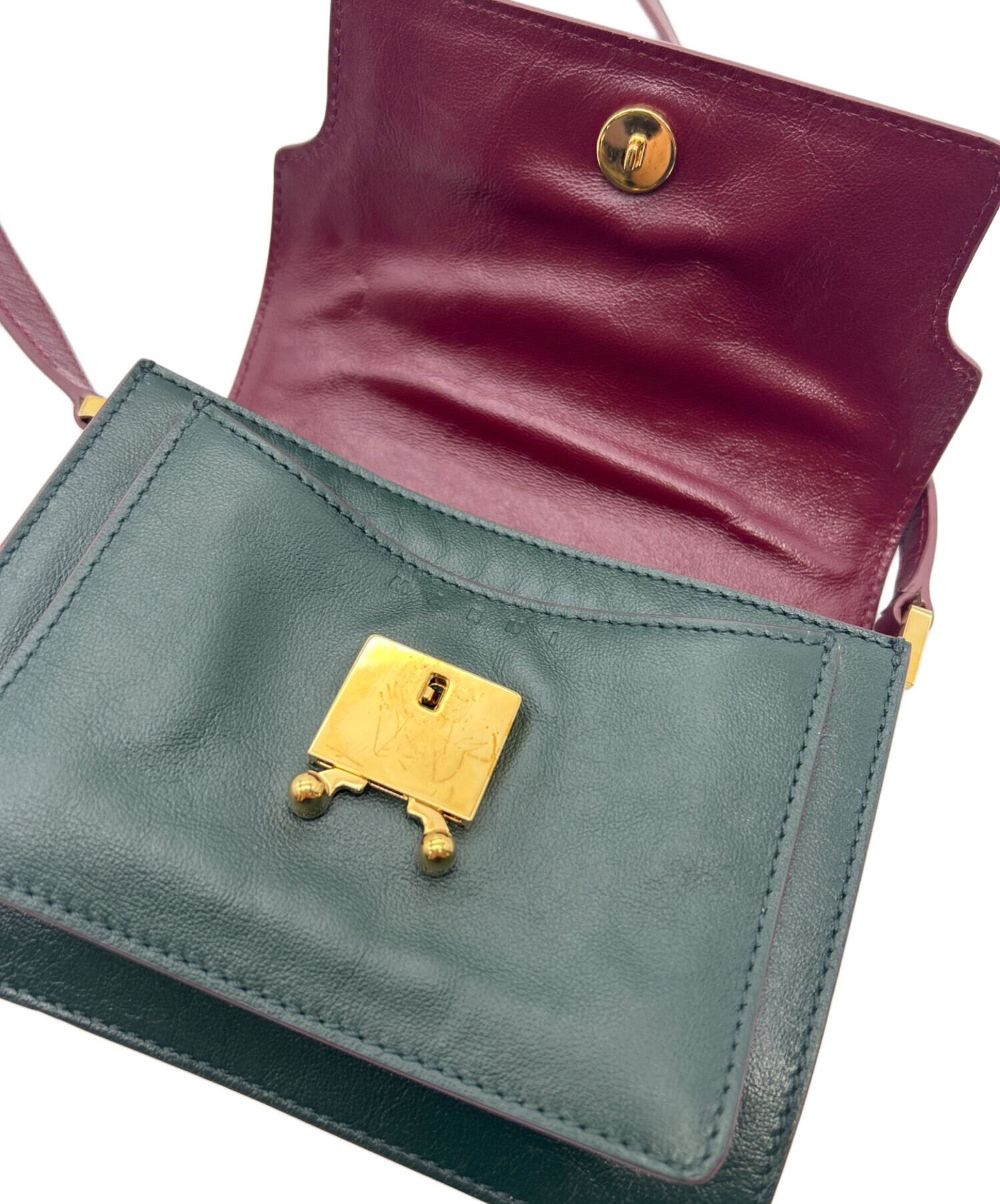 MARNI (マルニ) カーフスキントランクソフトショルダーバッグ MARNI (マルニ) カーフスキントランクソフトショルダーバッグ