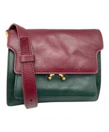 MARNI（マルニ）の古着「カーフスキントランクソフトショルダーバッグ」｜マルチカラー