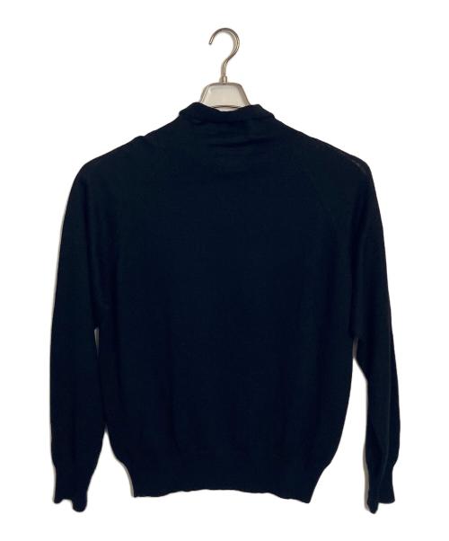 MARGARET HOWELL（マーガレットハウエル）MARGARET HOWELL (マーガレットハウエル) ハイネックニット ブラック サイズ:Lの古着・服飾アイテム