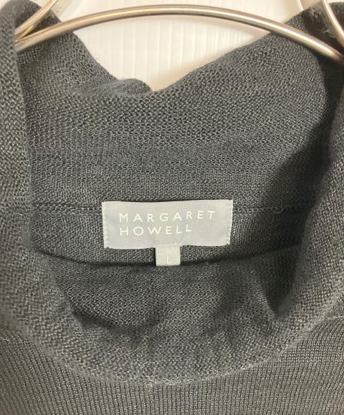 MARGARET HOWELL（マーガレットハウエル）MARGARET HOWELL (マーガレットハウエル) ハイネックニット ブラック サイズ:Lの古着・服飾アイテム
