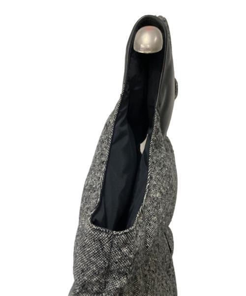 RockyMountainFeatherBed（ロッキーマウンテンフェザーベッド）RockyMountainFeatherBed (ロッキーマウンテンフェザーベッド) ツイードダウンベスト ブラック×グレー サイズ:38の古着・服飾アイテム