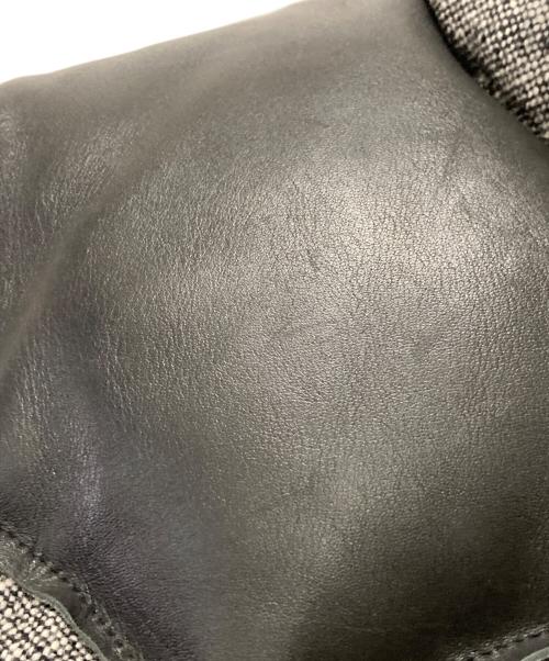 RockyMountainFeatherBed（ロッキーマウンテンフェザーベッド）RockyMountainFeatherBed (ロッキーマウンテンフェザーベッド) ツイードダウンベスト ブラック×グレー サイズ:38の古着・服飾アイテム