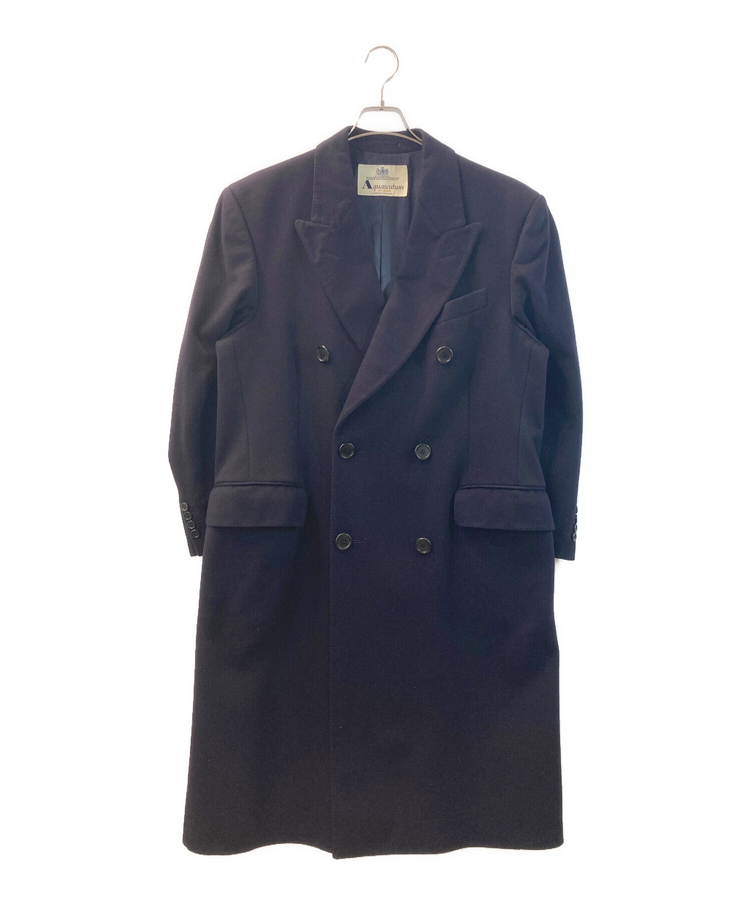 Aquascutum (アクアスキュータム) カシミヤダブルボタンコート Aquascutum (アクアスキュータム) カシミヤダブルボタンコート