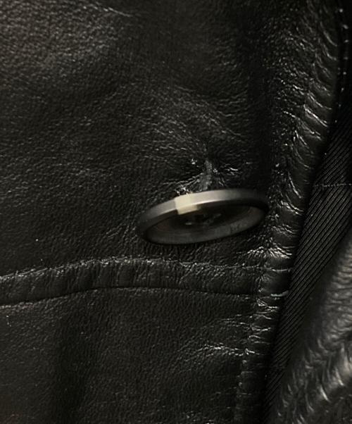 ST JOHN'S BAY（セントジョンズベイ）ST JOHN'S BAY (セントジョンズベイ) レザーコート ブラック サイズ:Ｍの古着・服飾アイテム