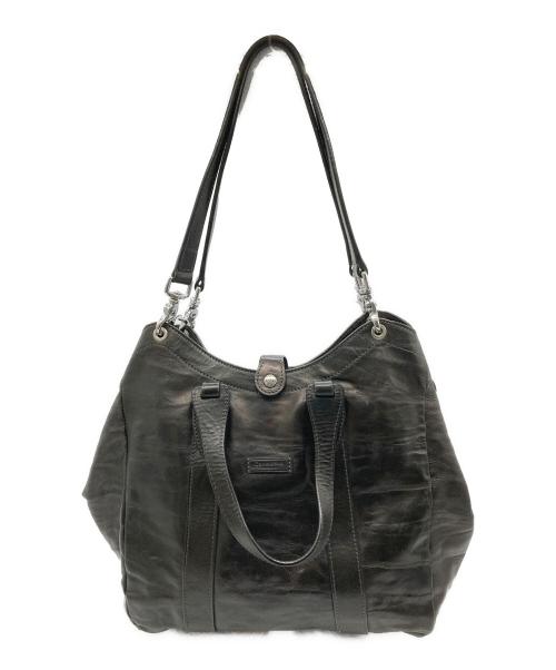 Daniel&Bob（ダニエル＆ボブ）Daniel&Bob (ダニエル＆ボブ) レザーバッグ ブラックの古着・服飾アイテム