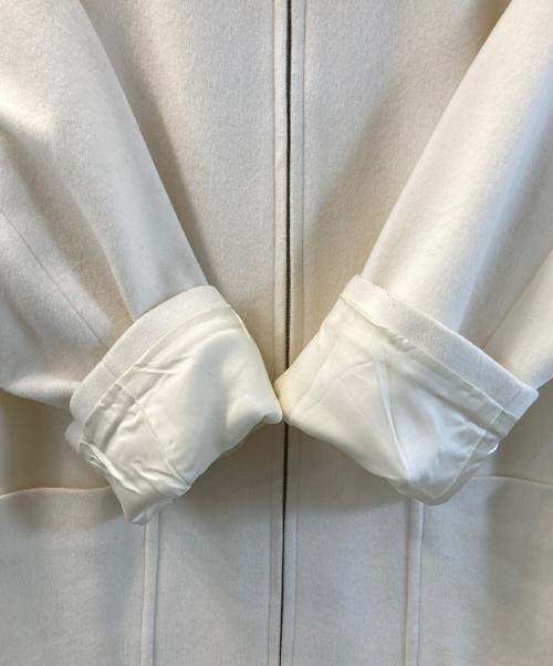 FRAMeWORK（フレームワーク）FRAMeWORK (フレームワーク) フーデッドコート ホワイト サイズ:38の古着・服飾アイテム