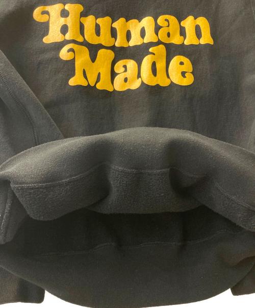 HUMAN MADE（ヒューマンメイド）HUMAN MADE (ヒューマンメイド) VERDY (ヴェルディ) プリントクルーネックスウェット ブラック サイズ:Lの古着・服飾アイテム