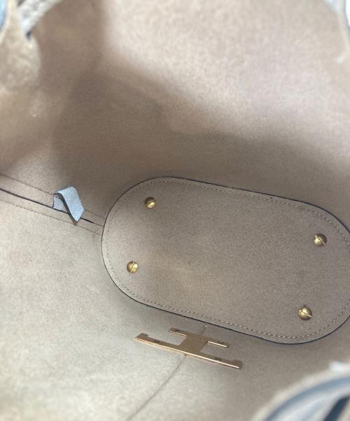 TOD'S（トッズ）TOD'S (トッズ) 2WAY巾着バッグ グレーの古着・服飾アイテム