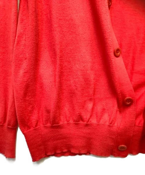 Maison Margiela（メゾンマルジェラ）Maison Margiela (メゾンマルジェラ) ニットカーディガン レッド サイズ:Mの古着・服飾アイテム