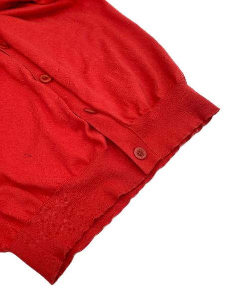 Maison Margiela（メゾンマルジェラ）Maison Margiela (メゾンマルジェラ) ニットカーディガン レッド サイズ:Mの古着・服飾アイテム
