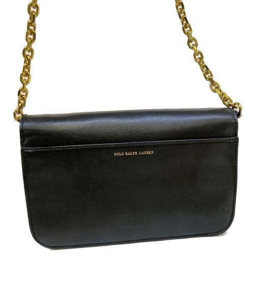 POLO RALPH LAUREN（ポロ・ラルフローレン）POLO RALPH LAUREN (ポロ・ラルフローレン) ショルダーバッグ ブラックの古着・服飾アイテム
