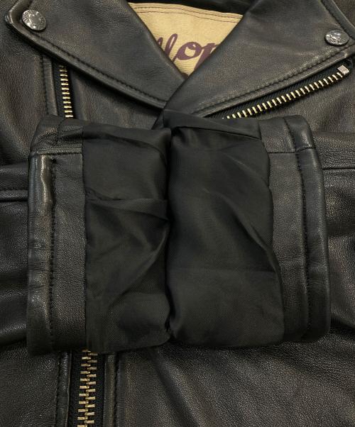 AVIREX Belle（アヴィレックス ベル）AVIREX Belle (アヴィレックス ベル) シープダブルライダース ブラック サイズ:Mの古着・服飾アイテム