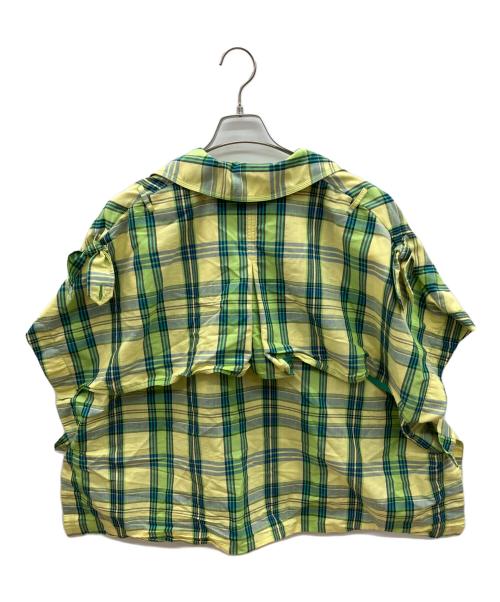 mala KALANCHOE（マーラ カランコエ）mala KALANCHOE (マーラ カランコエ) セットアップ グリーン×イエロー サイズ:Ｓの古着・服飾アイテム