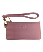 FURLAフルラ）の古着「ストラップ付きカードケース」｜ピンク