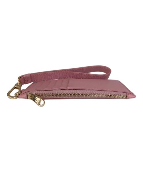 FURLA（フルラ）FURLA (フルラ) ストラップ付きカードケース ピンクの古着・服飾アイテム