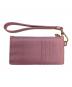 FURLA (フルラ) ストラップ付きカードケース ピンク：5000円