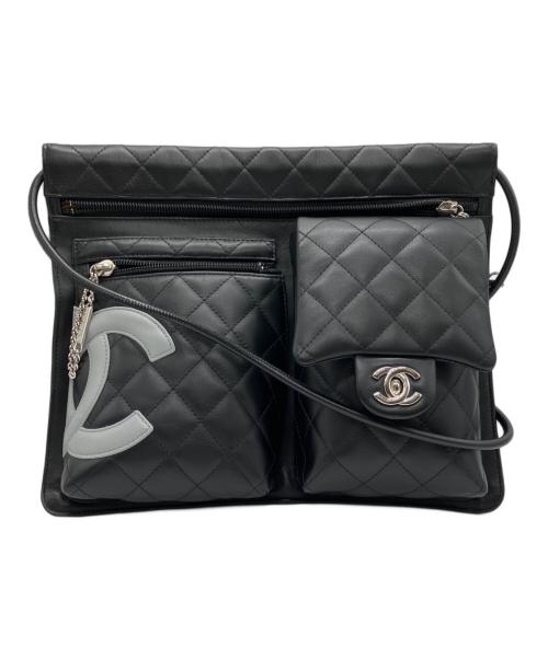 CHANEL（シャネル）CHANEL (シャネル) ショルダーバッグ/カンボン ブラックの古着・服飾アイテム