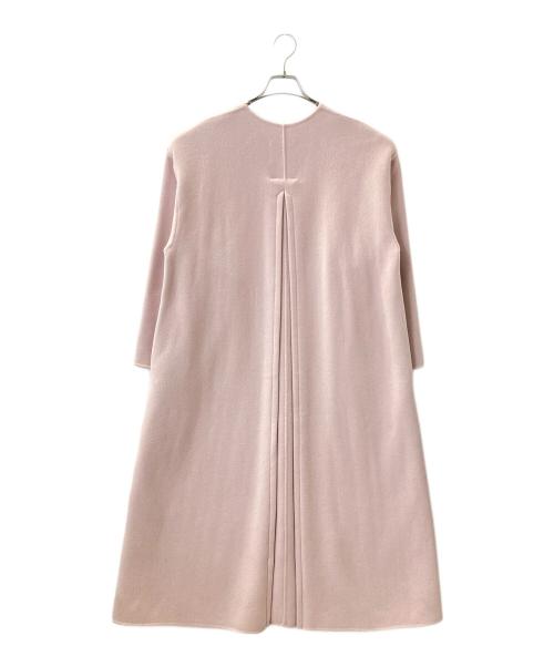 FRAY ID（フレイ アイディー）FRAY ID (フレイ アイディー) カシミヤ混BALLIリバーコート ピンク サイズ:1の古着・服飾アイテム