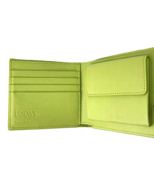 LOEWE（ロエベ）LOEWE (ロエベ) バイフォードコインウォレット ライトグリーンの古着・服飾アイテム