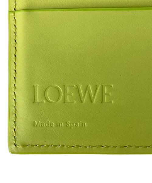 LOEWE（ロエベ）LOEWE (ロエベ) バイフォードコインウォレット ライトグリーンの古着・服飾アイテム