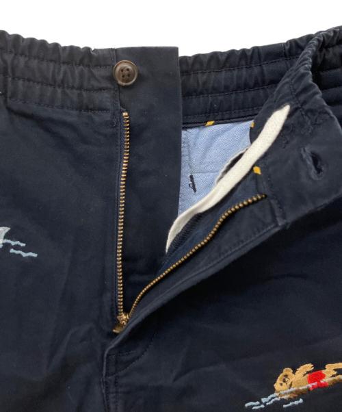 POLO RALPH LAUREN（ポロ・ラルフローレン）POLO RALPH LAUREN (ポロ・ラルフローレン) 刺繍ショートパンツ ネイビー サイズ:XSの古着・服飾アイテム