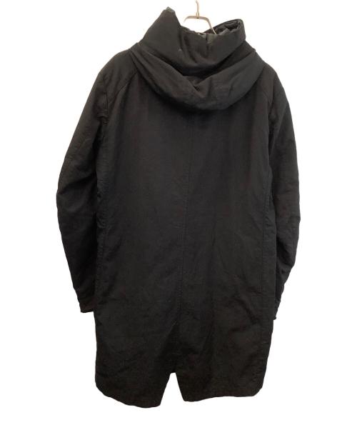 KAZUYUKI KUMAGAI ATTACHMENT（カズユキクマガイ アタッチメント）KAZUYUKI KUMAGAI ATTACHMENT (カズユキクマガイ アタッチメント) ライナー付コート ブラック サイズ:4の古着・服飾アイテム