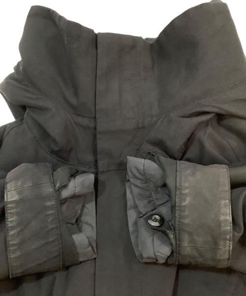 KAZUYUKI KUMAGAI ATTACHMENT（カズユキクマガイ アタッチメント）KAZUYUKI KUMAGAI ATTACHMENT (カズユキクマガイ アタッチメント) ライナー付コート ブラック サイズ:4の古着・服飾アイテム