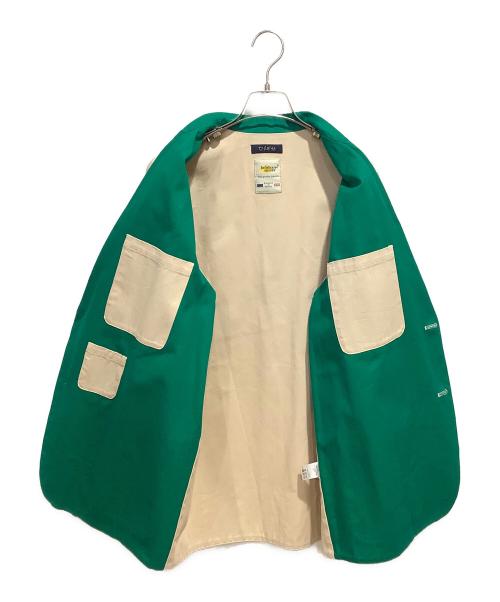 DRESS（ドレス）DRESS (ドレス) brisbane moss トレーダージャケット ベージュ×グリーン サイズ:Lの古着・服飾アイテム